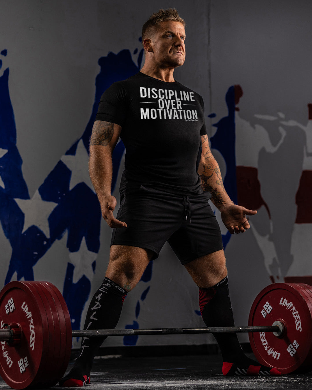 Discipline Over Motivation Shirt | Gym Mindset Tee | Limitless x Sara Jean image 5