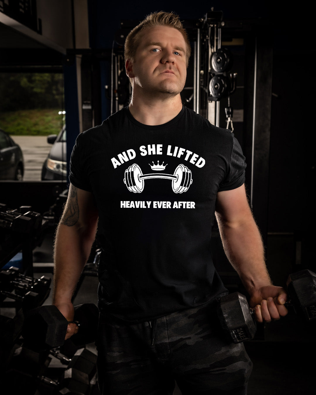 And She Lifted Heavily Ever After Shirt | Women’s Powerlifting Shirt image 4