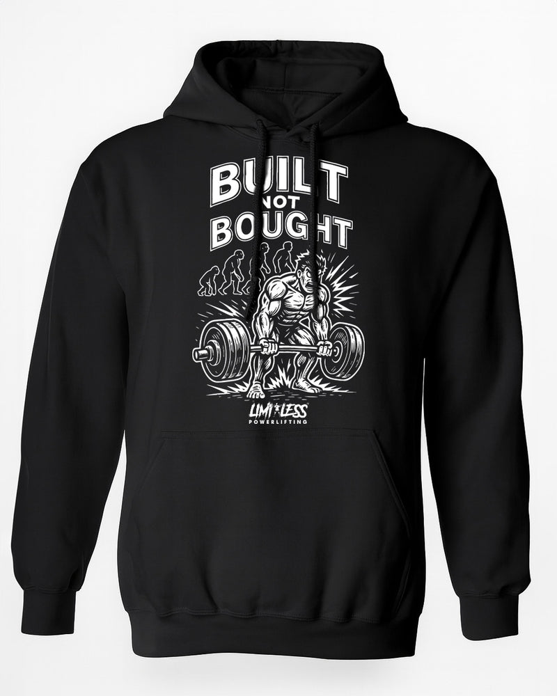 Built Not Bought — Premium Gym Shirt for Strength Training by Limitless