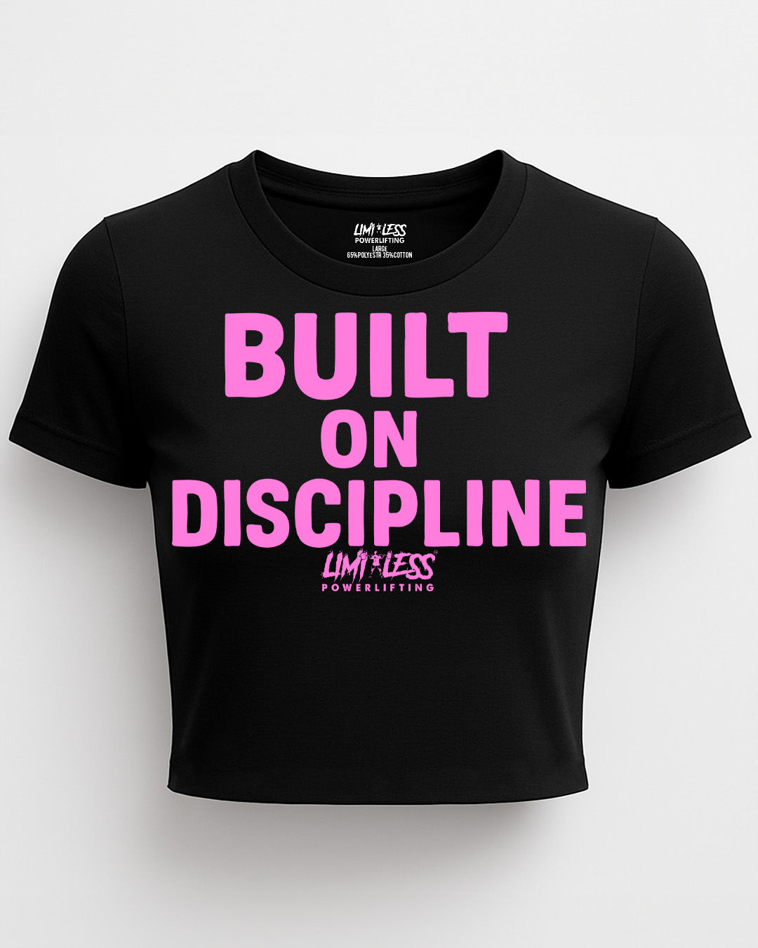 Built On Discipline — Premium Gym Shirt for Strength Training by Limitless