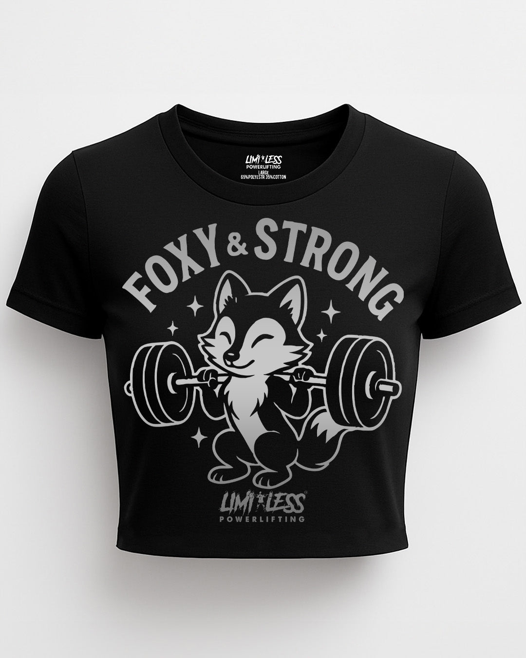 Foxy & Strong — Premium Women’s Gym Shirt for Strength Training by Limitless