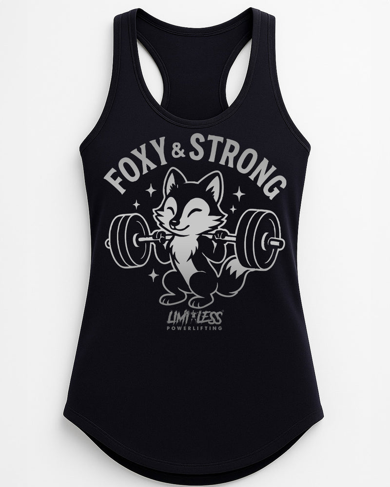 Foxy & Strong — Premium Women’s Gym Shirt for Strength Training by Limitless