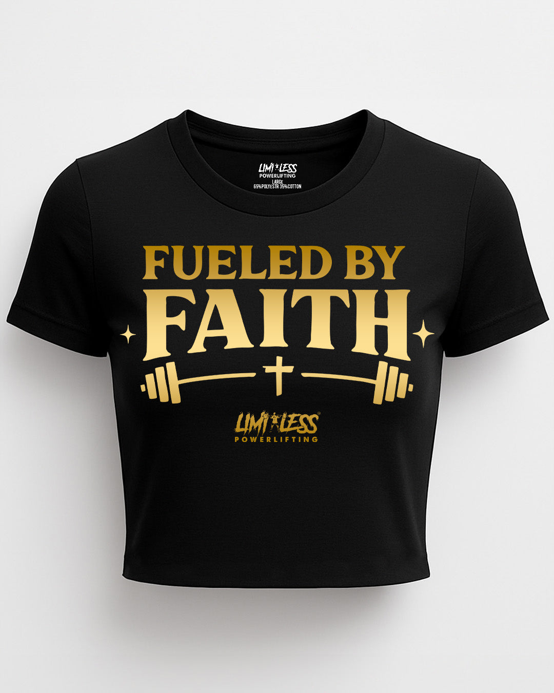 Fueled By Faith — Premium Gym Shirt for Strength Training by Limitless