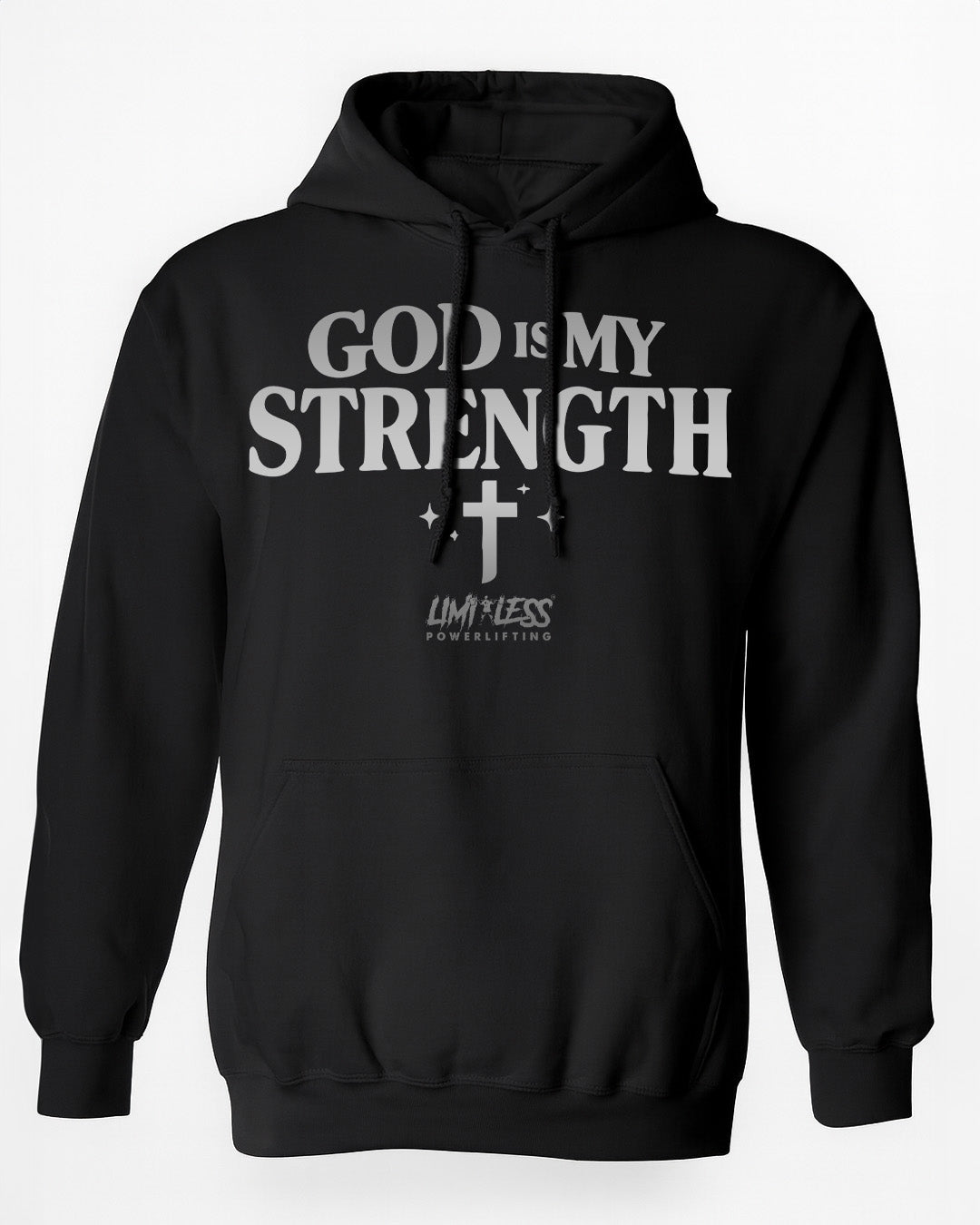 God Is My Strength — Premium Gym Shirt for Faith-Driven Athletes by Limitless