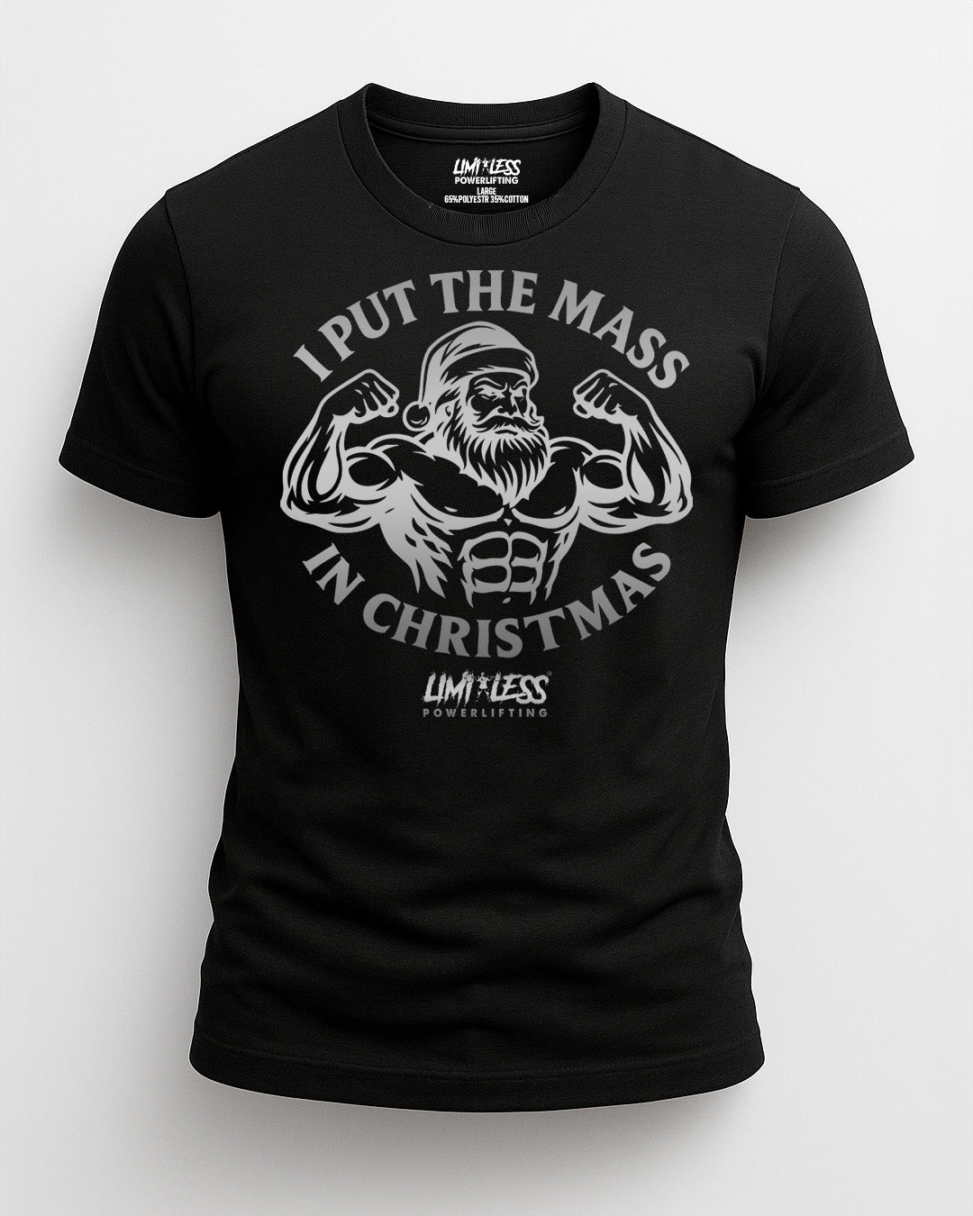 I Put The Mass In Christmas — Premium Gym Shirt by Limitless