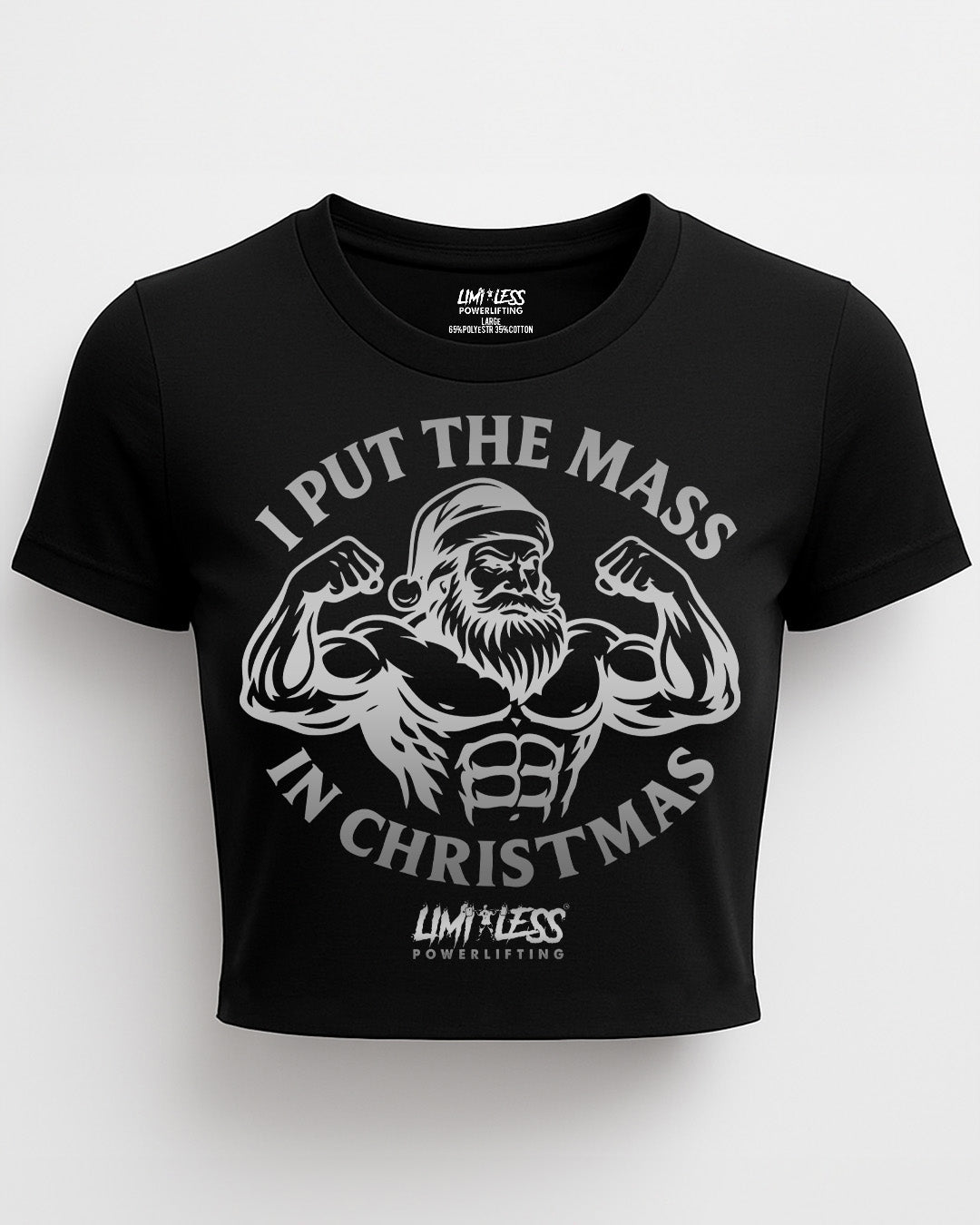 I Put The Mass In Christmas — Premium Gym Shirt by Limitless