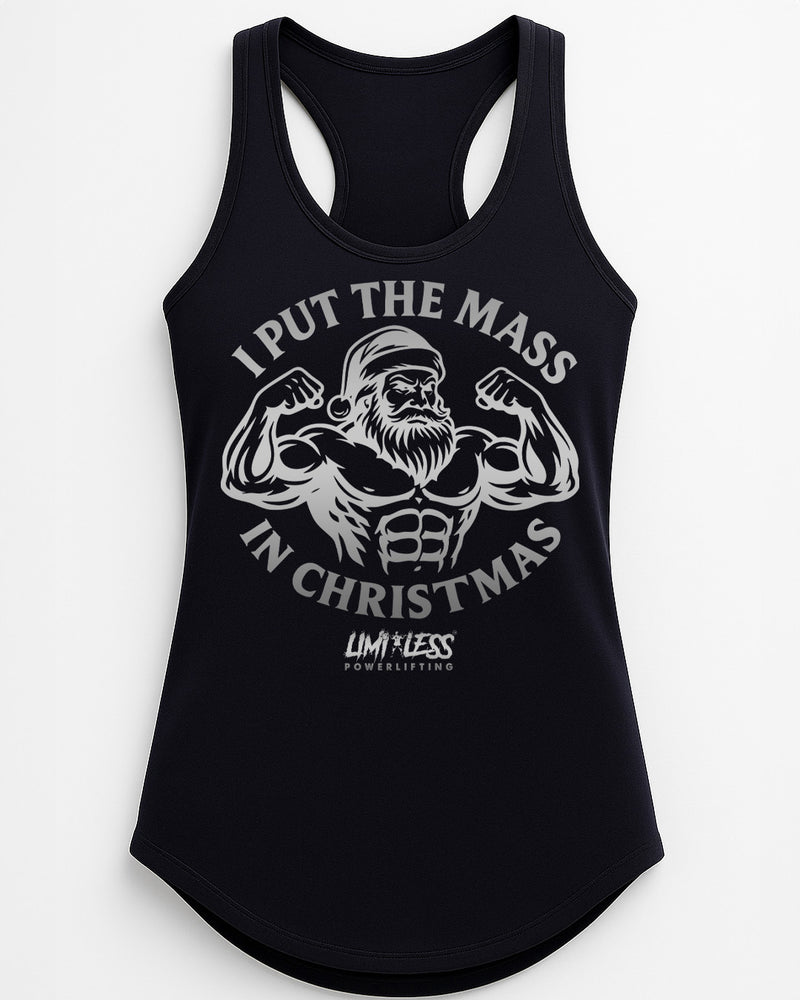 I Put The Mass In Christmas — Premium Gym Shirt by Limitless