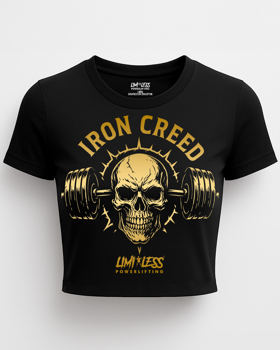 Iron Creed — Premium Gym Shirt for Strength Athletes by Limitless