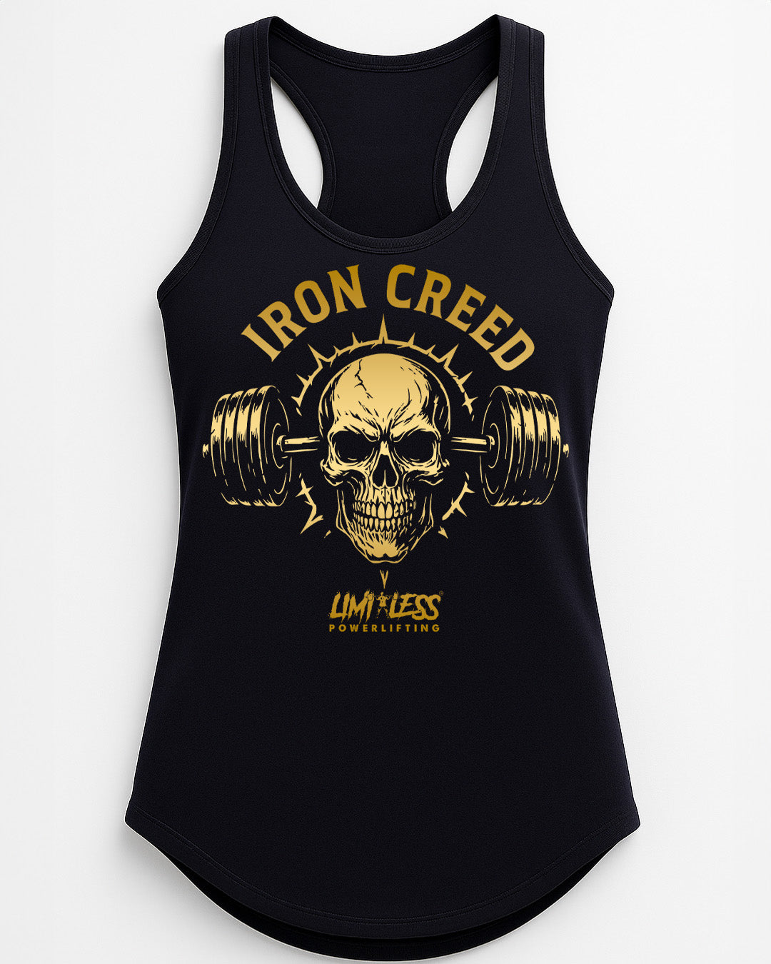 Iron Creed — Premium Gym Shirt for Strength Athletes by Limitless