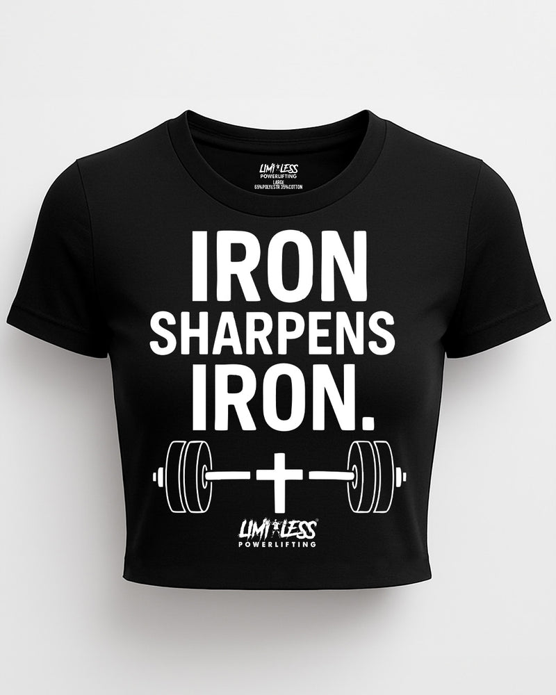 Iron Sharpens Iron — Premium Faith Gym Shirt by Limitless