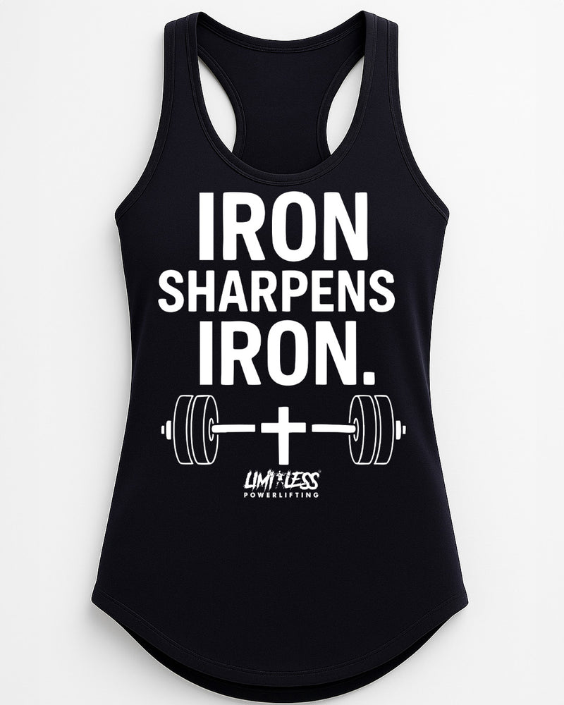Iron Sharpens Iron — Premium Faith Gym Shirt by Limitless