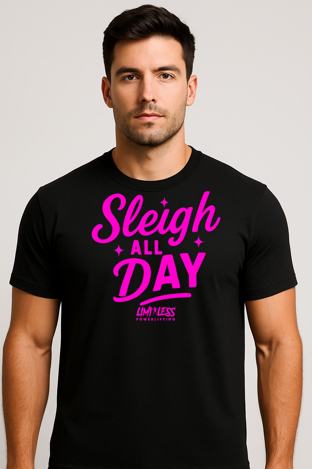 Sleigh All Day — Premium Holiday Gym Shirt by Limitless