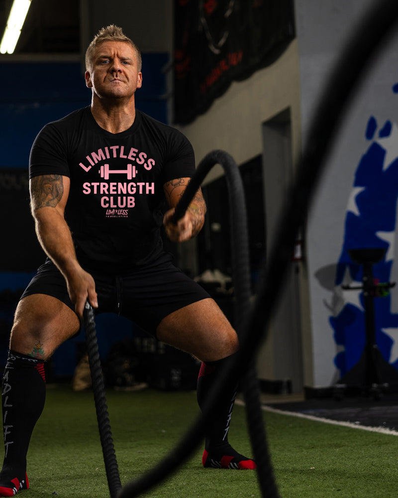 Limitless Strength Club Shirt — Gym & Training Lifestyle Tee