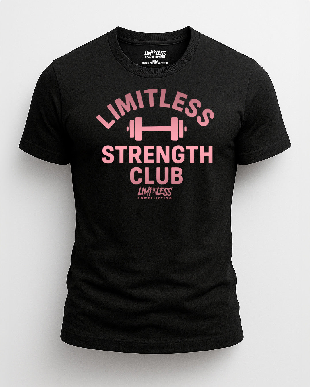 Limitless Strength Club Shirt — Gym & Training Lifestyle Tee