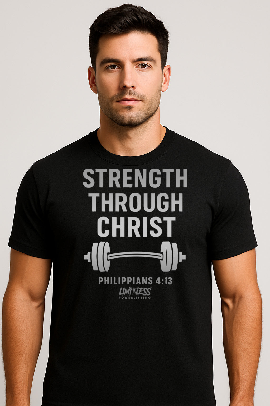 Strength Through Christ Shirt — Philippians 4:13 Faith Training Tee