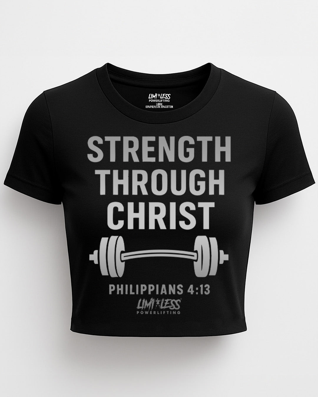 Strength Through Christ Shirt — Philippians 4:13 Faith Training Tee