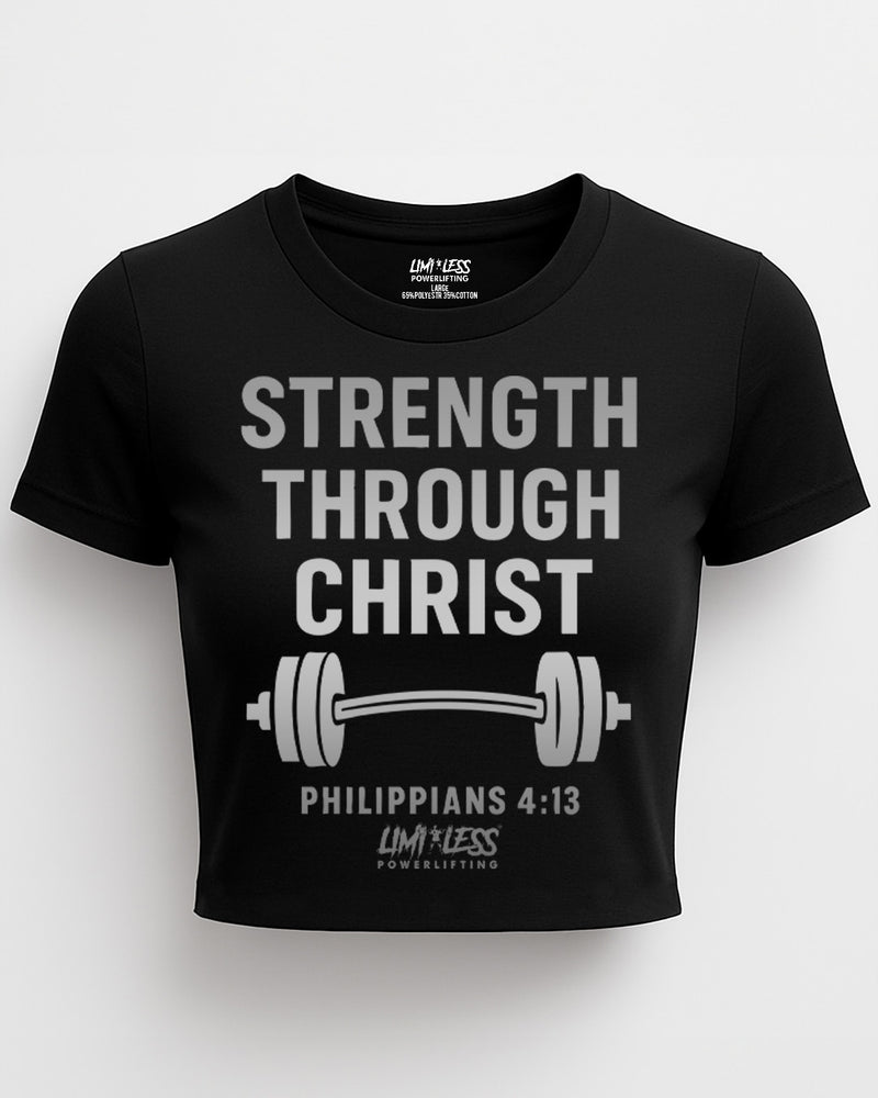 Strength Through Christ Shirt — Philippians 4:13 Faith Training Tee