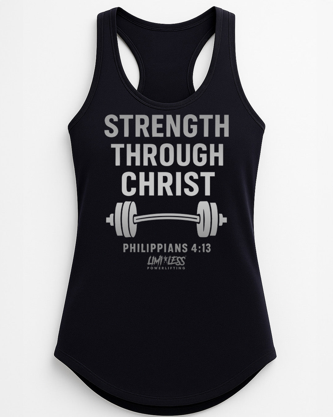 Strength Through Christ Shirt — Philippians 4:13 Faith Training Tee