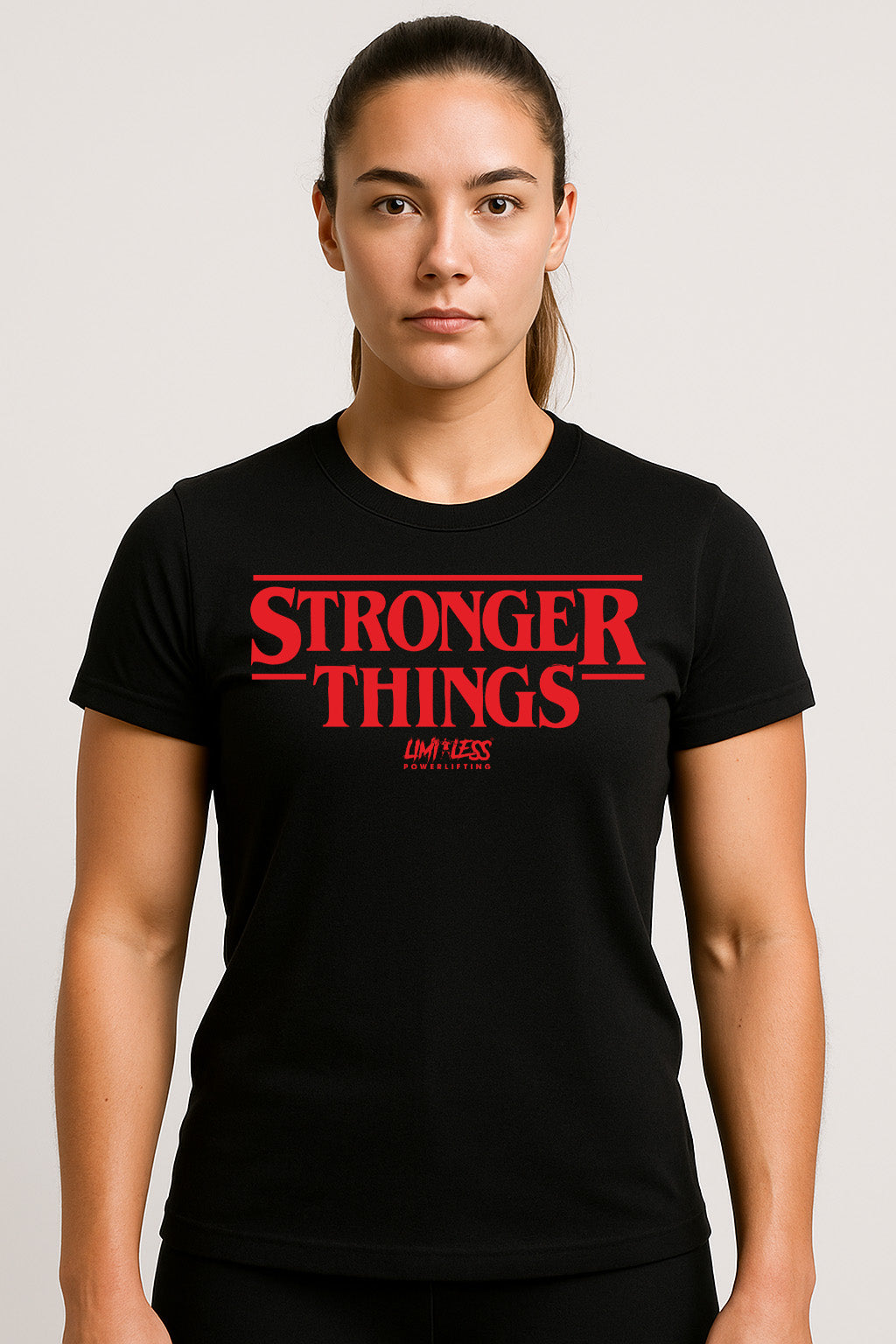 Stronger Things Shirt — Motivational Gym & Strength Training Tee