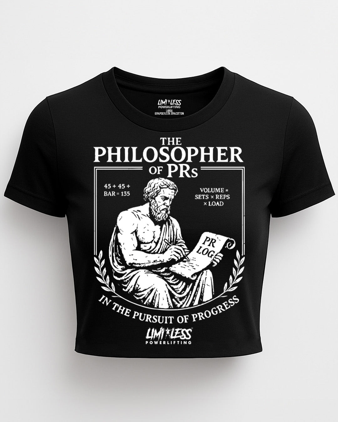 The Philosopher of PRs Shirt — Strength, Progress & Gym Humor Tee