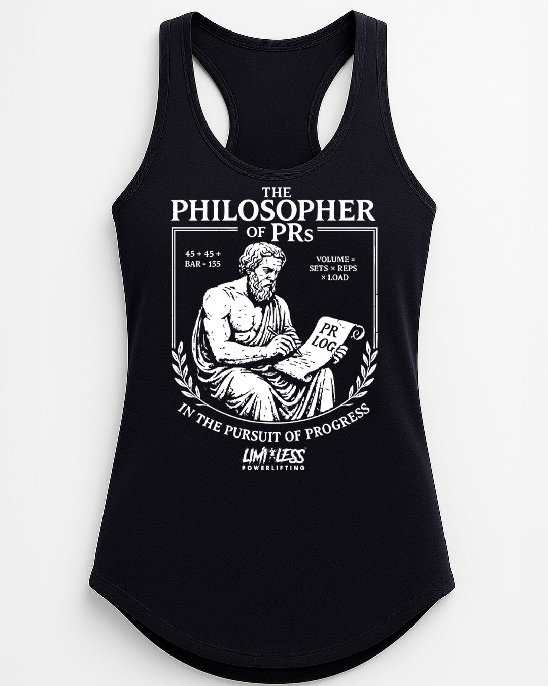 The Philosopher of PRs Shirt — Strength, Progress & Gym Humor Tee