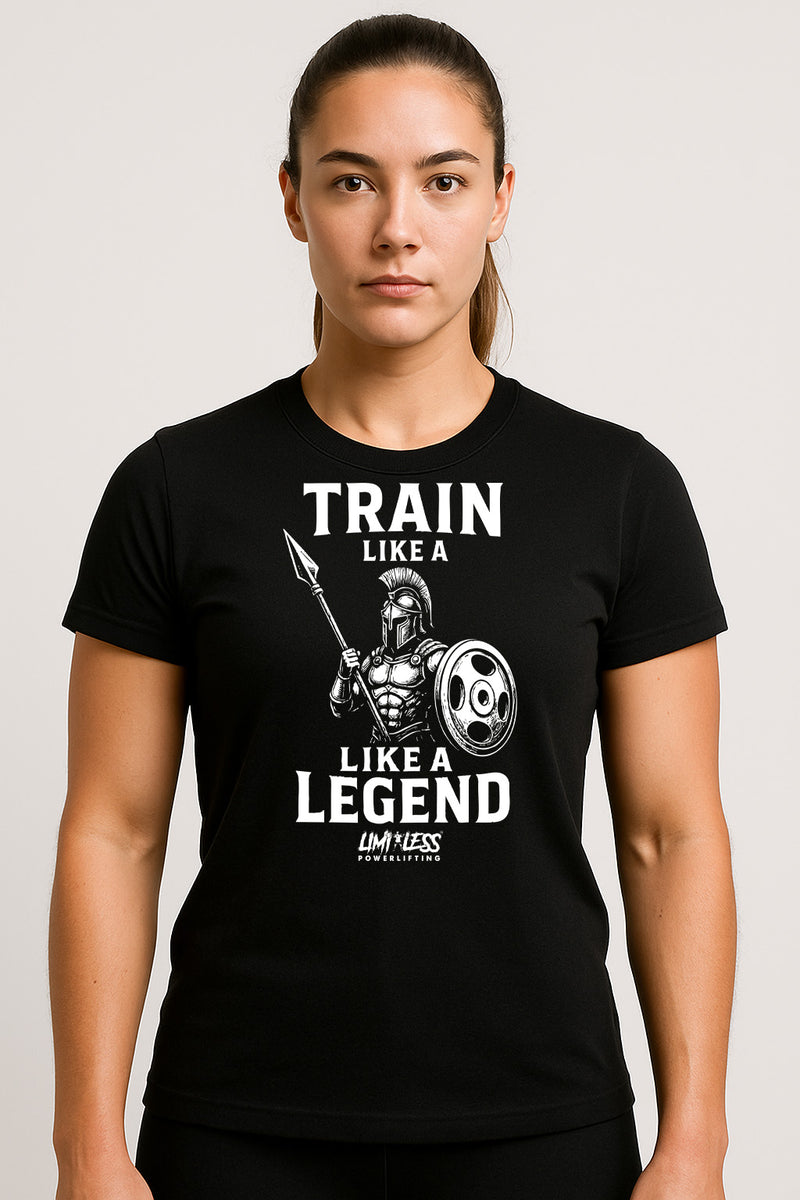 Train Like A Legend Shirt — Warrior Mindset Gym Tee