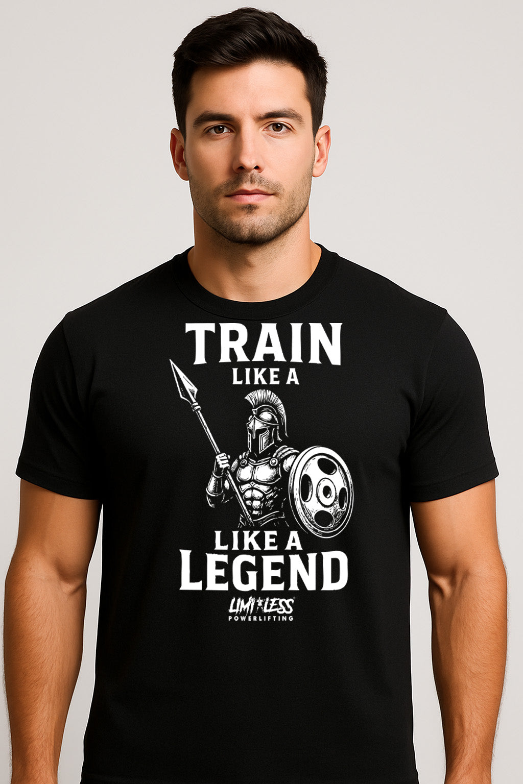 Train Like A Legend Shirt — Warrior Mindset Gym Tee
