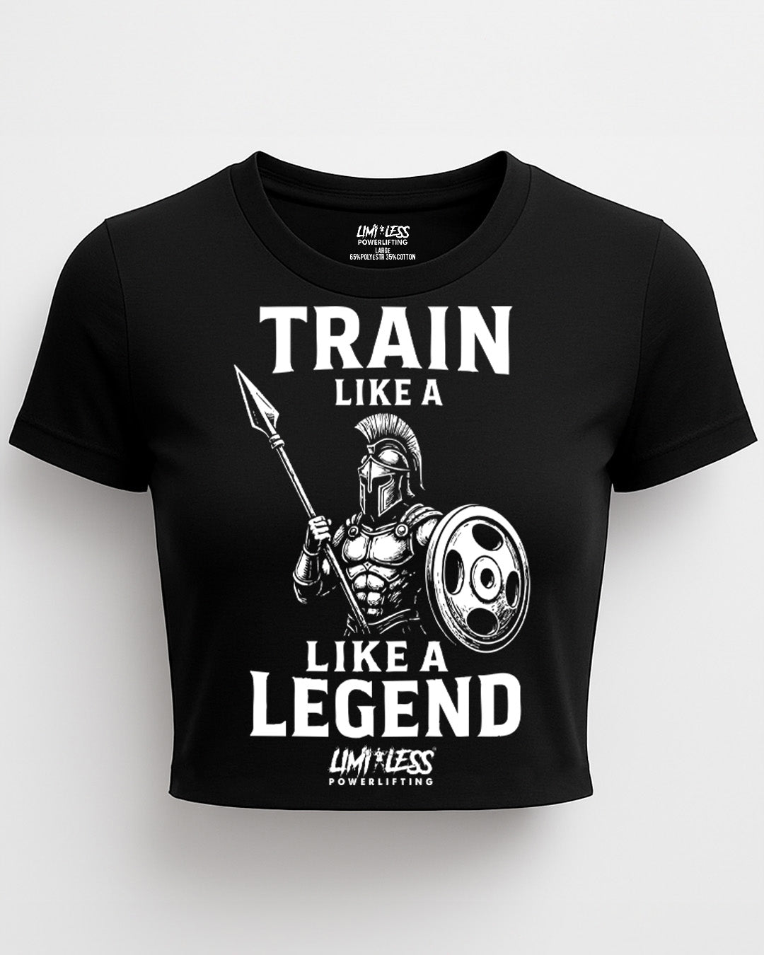 Train Like A Legend Shirt — Warrior Mindset Gym Tee