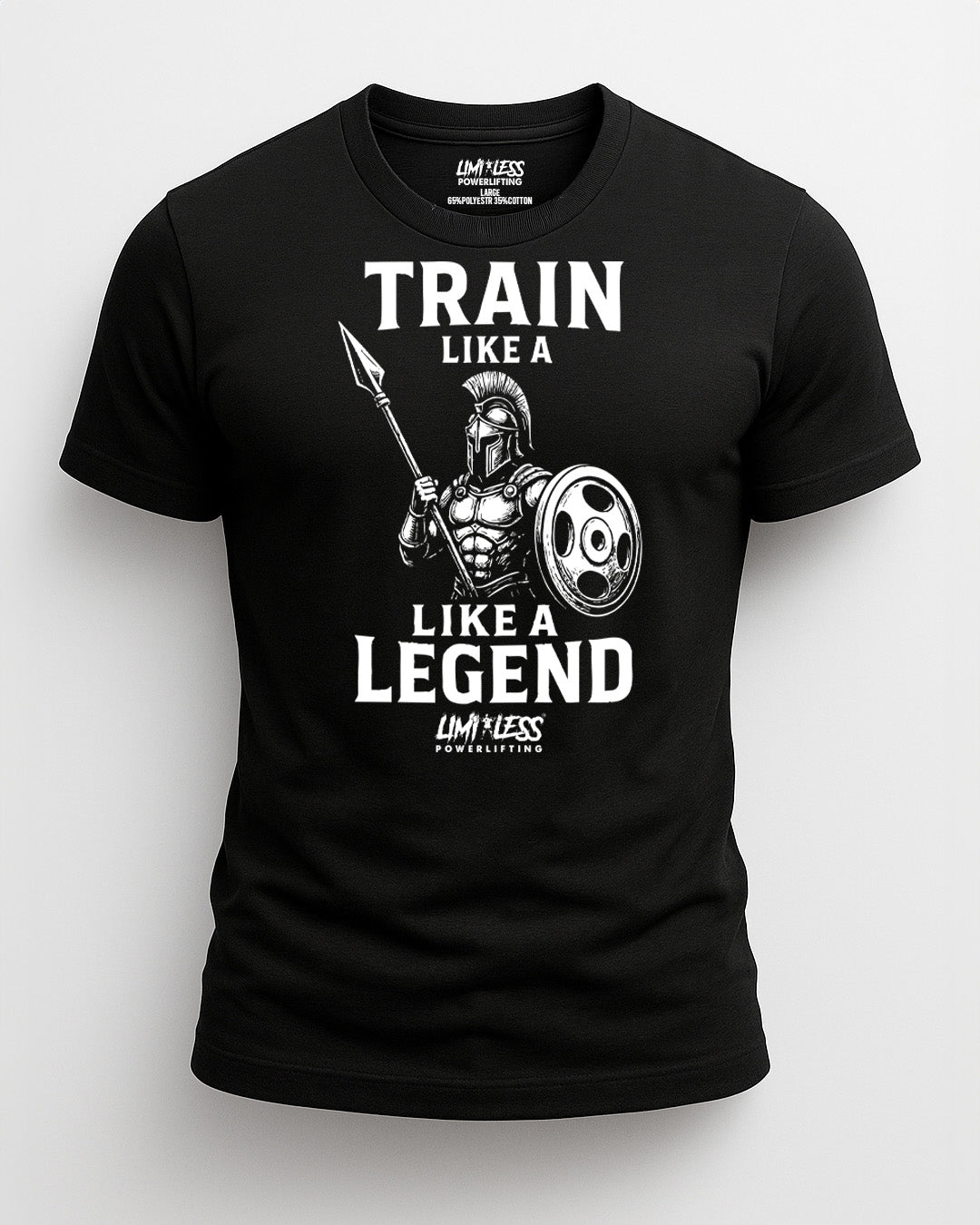 Train Like A Legend Shirt — Warrior Mindset Gym Tee